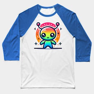 Cosmic Cartoon Cutie Baseball T-Shirt